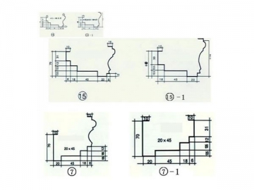 Máquina perfiladora de marcos de puertas