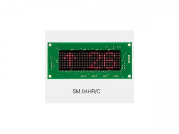 Display LED por matriz de puntos para ascensores