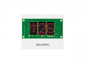 Display LED por matriz de puntos para ascensores