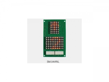 Display LED por matriz de puntos para ascensores