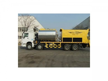 Máquina pavimentadora de asfalto y agregados simultánea HGY5314TFC