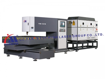 Máquina cortadora láser de trayectoria óptica constante YM-1218
