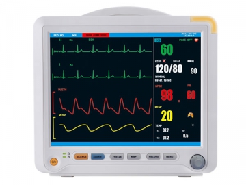 Monitor de pacientes de múltiples parámetros de 12,1