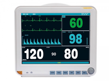 Monitor de pacientes de múltiples parámetros de 15