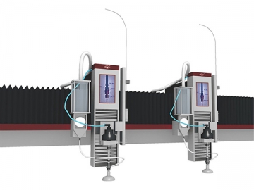 Máquina de corte por chorro de agua completa