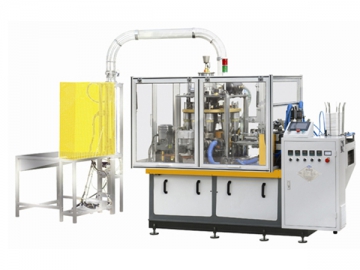 Máquina formadora de tazones de papel de media velocidad DEBAO-1250B