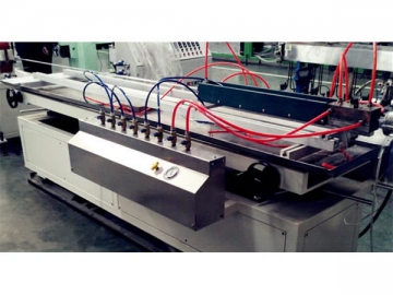 Línea de extrusión para tubos y perfiles para embalaje IC