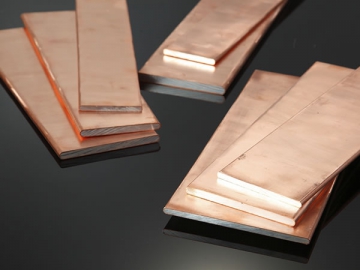 Barra colectora de aluminio revestido en cobre