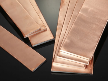 Barra colectora de aluminio revestido en cobre