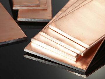 Barra colectora de aluminio revestido en cobre