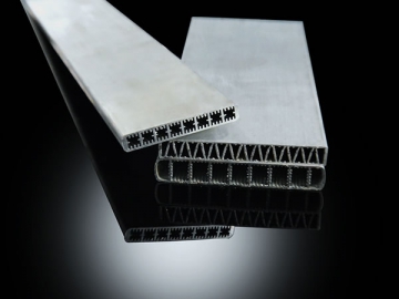 Extrusión de aluminio de puerto múltiple