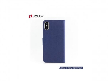 Funda cartera a prueba de caídas para iPhone X