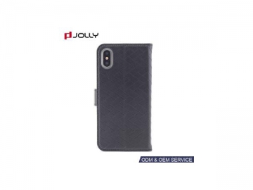 Funda flip cover de TPU para iPhone X