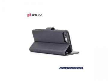 Funda de TPU con tapa de cuero para iPhone 8 Plus