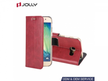 Funda cartera flip cover de PU para Galaxy A5