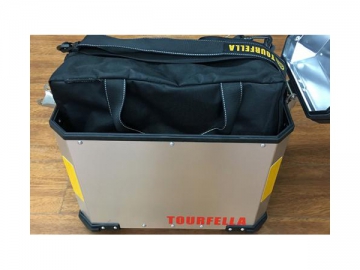 Bolsa interior para cajas laterales de motocicleta.
