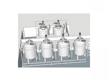 Tanques de acero inoxidable, para procesos químicos y farmacéuticos