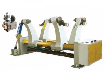 Portabobina hidráulico de papel base